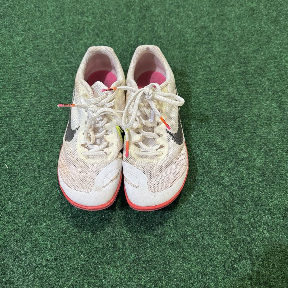Nike Zoom Victory 3 Track Spikes White Pink Blast DM2334-100 Size 6.5